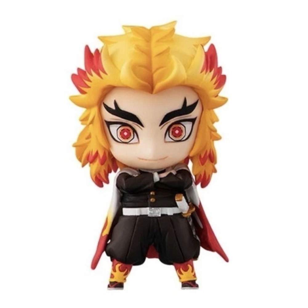 Demon Slayer Kyojuro Rengoku Chibi Figure Anime Collectible Toy